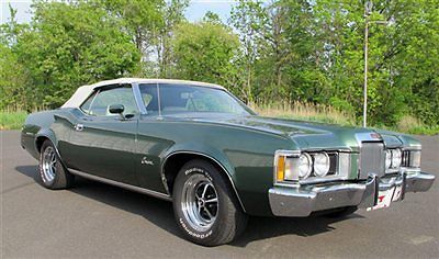 73 mercury cougar convt a/c p/w rust free mustang based classic by ford
