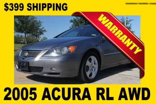 2005 acura rl awd,rust free,navigation,clean title