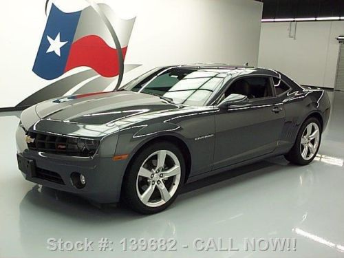 2011 chevy camaro rs automatic leather hud 20&#039;s 33k mi texas direct auto