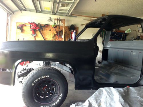 1986 c10 chevy long bed unfinished project truck