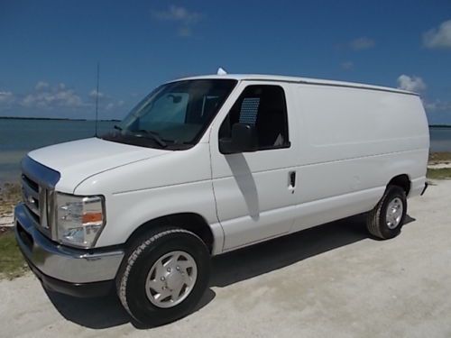 08 ford e-250 cargo - clean florida owned van