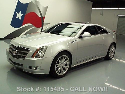 2011 cadillac cts 3.6 performance coupe sunroof nav 35k texas direct auto