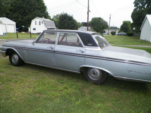 1962 ford galaxie 500 sedan 6.4l gray 4 door red interior daily driver