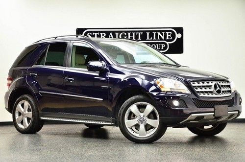 2010 mercedes benz ml350 4matic blue leather navigation heated seats