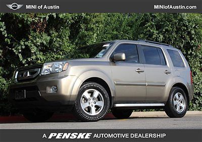 2wd 4dr ex-l honda pilot  low miles suv automatic leather sunroof clean carfax