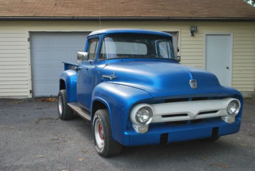 1956 ford  f-100 barn fine project 390 v-8 4 speed