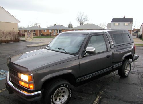 1992 chevrolet scottsdale sportside - stepside short box 305 v8 - no reserve