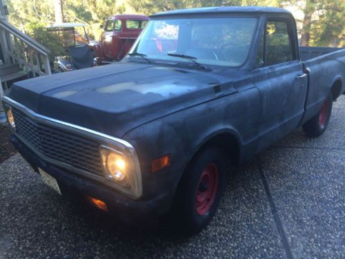 1972 chevy c10 short bed , original, ps pb fleetside