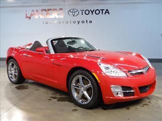 2008 saturn sky manual chili pepper red chrome wheels low reserve convertible