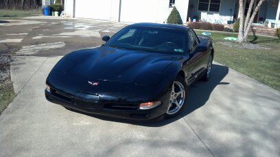 2004 corvette chevy chevrolet black targa great cond. must sell will be gone!