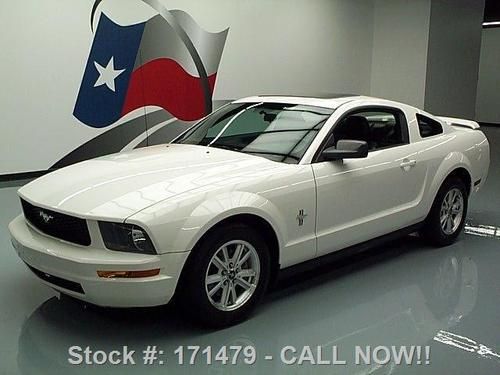 2008 ford mustang v6 deluxe leather sunroof spoiler 22k texas direct auto