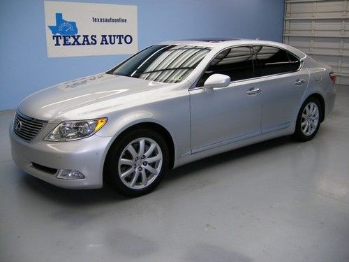 We finance!!!  2008 lexus ls 460 roof nav rcam auto 2 tv's keyless xenon mark l.