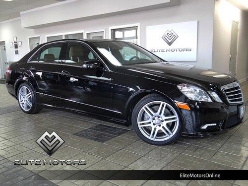 2010 mercedes benz e550 4matic p2 navi pano roof amg sport 1~owner loaded