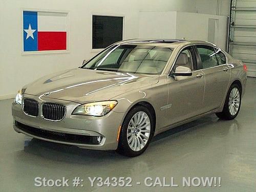 2009 bmw 750i sunroof nav htd leather 19" wheels 35k mi texas direct auto