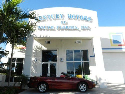 1995 chevrolet camaro 2dr convertible z28 low miles only 68,310 miles