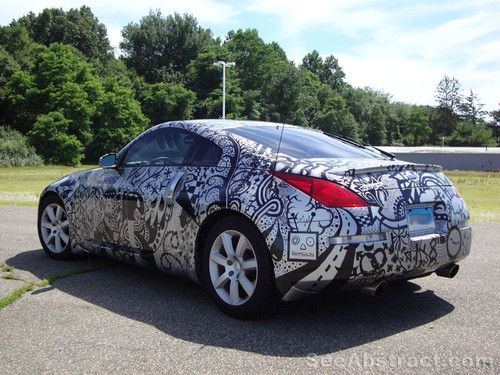 2003 nissan 350z amazing art car - painted - original - no reserve