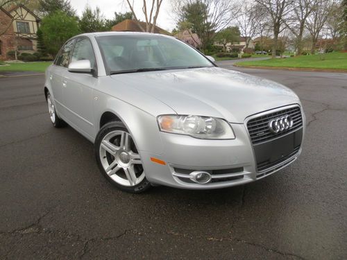 2007 audi a4 2.0t quattro 73k miles black leather interior cold weather package