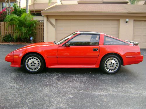 1986 300zx turbo - 5 spd. red/gray - fully loaded - 100% orig and stunning cond.