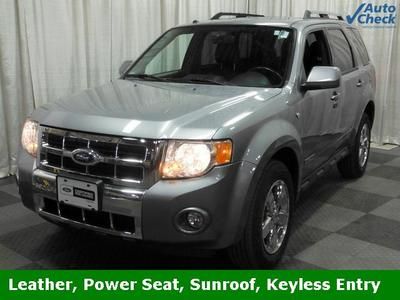 We finance!!!limited certified suv 3.0l fwd grey leather sunroof moonroof