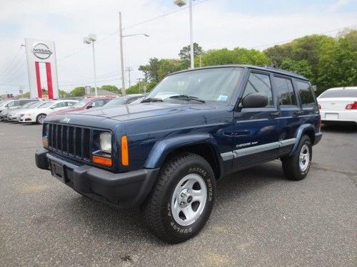 2000 jeep cherokee sport 4x4 4wd 58k miles! no reserve!