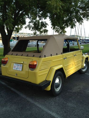 1973 volkswagen thing  - original paint and spare - texas car - exceptional