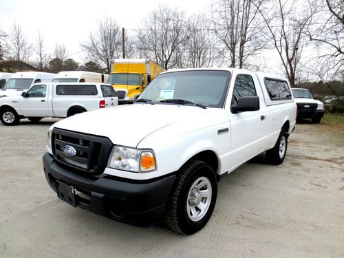 2008 ford ranger xl 4cyl camper shell 74k miles one owner great truck no reserve