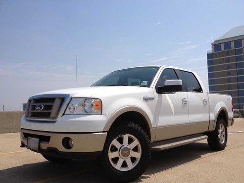 2007 ford f-150 king ranch crew cab pickup 4-door 5.4l 4-wheel drive very nice