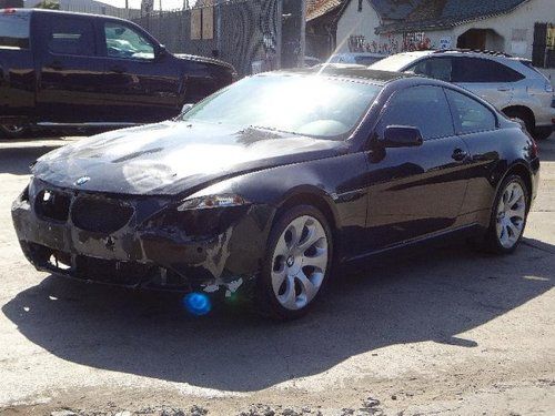 2006 bmw 650i coupe damaged rebuilder loaded low miles wont last priced to sell!
