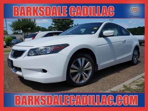 2010 honda accord coupe 2 dr ex-l 49k leather roof heated auto 1 owner warranty