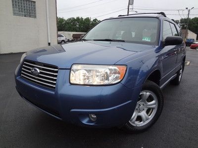 Subaru forester awd 5-speed manual transmission cd cold a/c autocheck no reserve