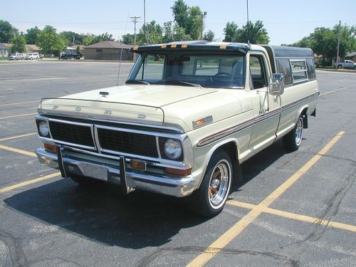F250 Camper Shell >> Buy used 1970 Ford F-100 long bed w camper shell 302 auto ... F250 Camper Shell >> Buy used 1970 Ford F-100 long bed w camper shell 302 auto ...