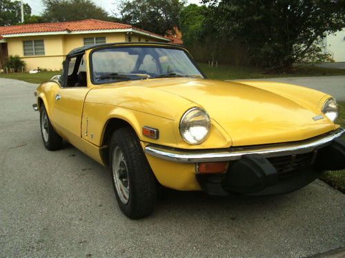 1974 triumph spitfire in very good condition