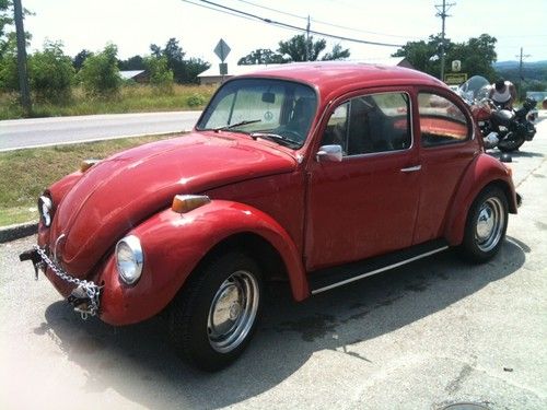 1972 volkswagen super beetle base 1.6l runs and drives anywhere no reserve
