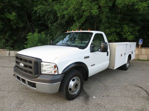 2005 ford f-350 utility service truck, diesel, 10ft bed, duel wheels