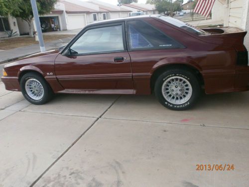 1989 ford mustang gt 5.0l ho arizona car 2nd owner loaded never failed emissions