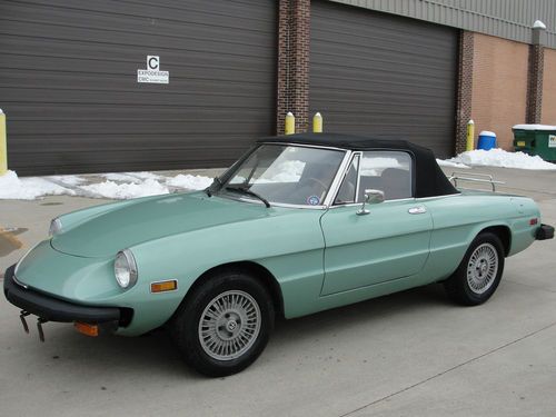 77 alfa romeo spider convertible run perfect good condition