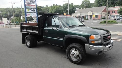 1 owner dump gmc sierra 3500 4x4  6.6l duramax turbo diesel 6-speed auto allison