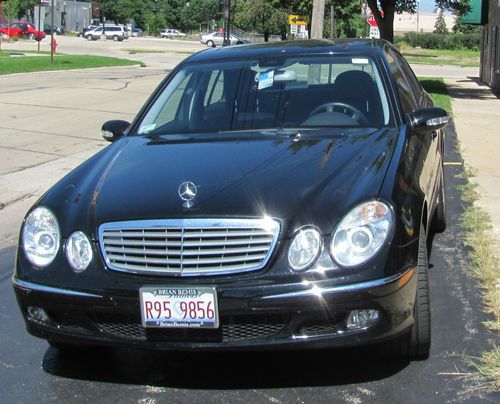 2006 mececedes-benz e500 4matic v8 5.0l/303 black 4 door sedan low miles, clean