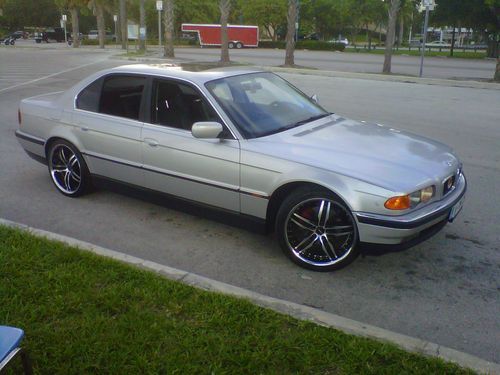 1999 bmw 740i - low mileage - super clean - custom wheels