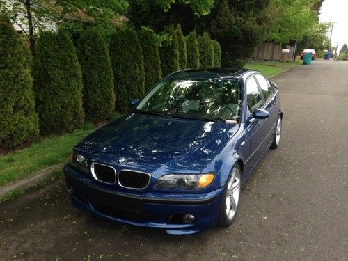 2003 bmw 325i topaz blue metallic custom interior custom sound system sport pack