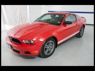 12 ford mustang v6 premium, leather, power windows &amp; locks, we finance!