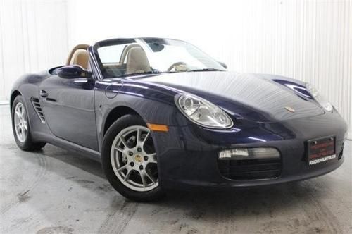 Porsche boxster leather heated seats tan blue convertible sound package coupe