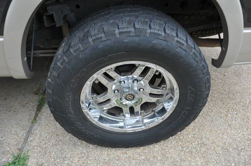 2007 Ford F150 Lariat 4d Crew Cab 4x4 Lifted Truck Nitto Tires Exhust Intake, image 4