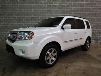 2011 pilot white touring 4wd 4x4 navigation tv sunroof 3rd row suv heated seats