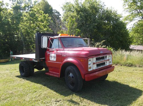 1970+Chevy+C50+Truck+Parts 1970 CHEVROLET C-50 FLATBED CHEVY BOWTIE FARM TRUCK CLEAN GOOD RUNNING ...