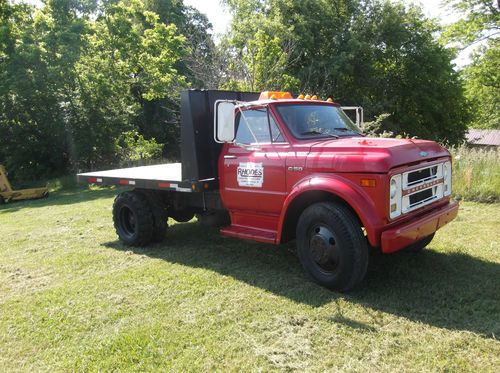 1970 CHEVROLET C-50 FLATBED CHEVY BOWTIE FARM TRUCK CLEAN GOOD RUNNING, image 6