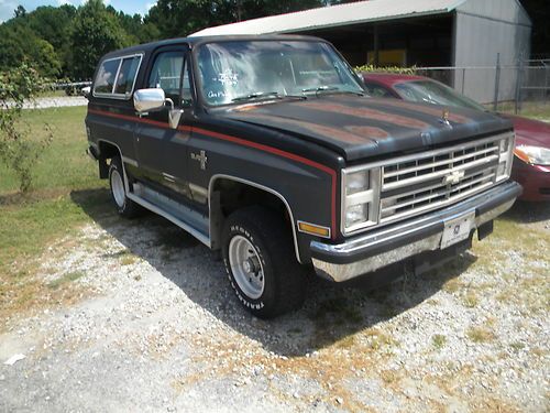 1986 chevrolet blazer k5 4x4 one owner 95k acutual miles no reserve!!!!!!