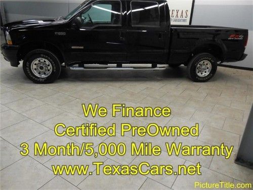 03 f250 fx4 4x4 diesel leather sunroof warranty finance texas