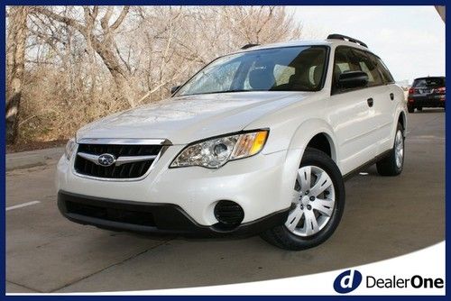 Outback, low 36k miles, satin white, 1-owner, 2.95% apr financing!