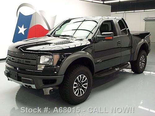 2013 ford f-150 svt raptor supercab 4x4 6.2l leather 5k texas direct auto